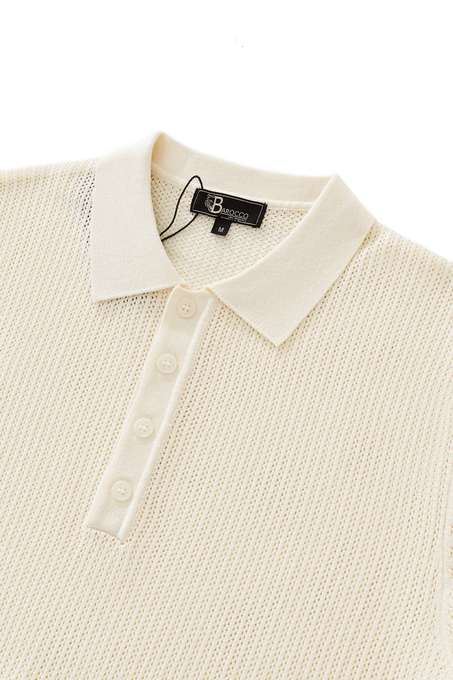 AirFlex Mesh Knit Polo IVORY
