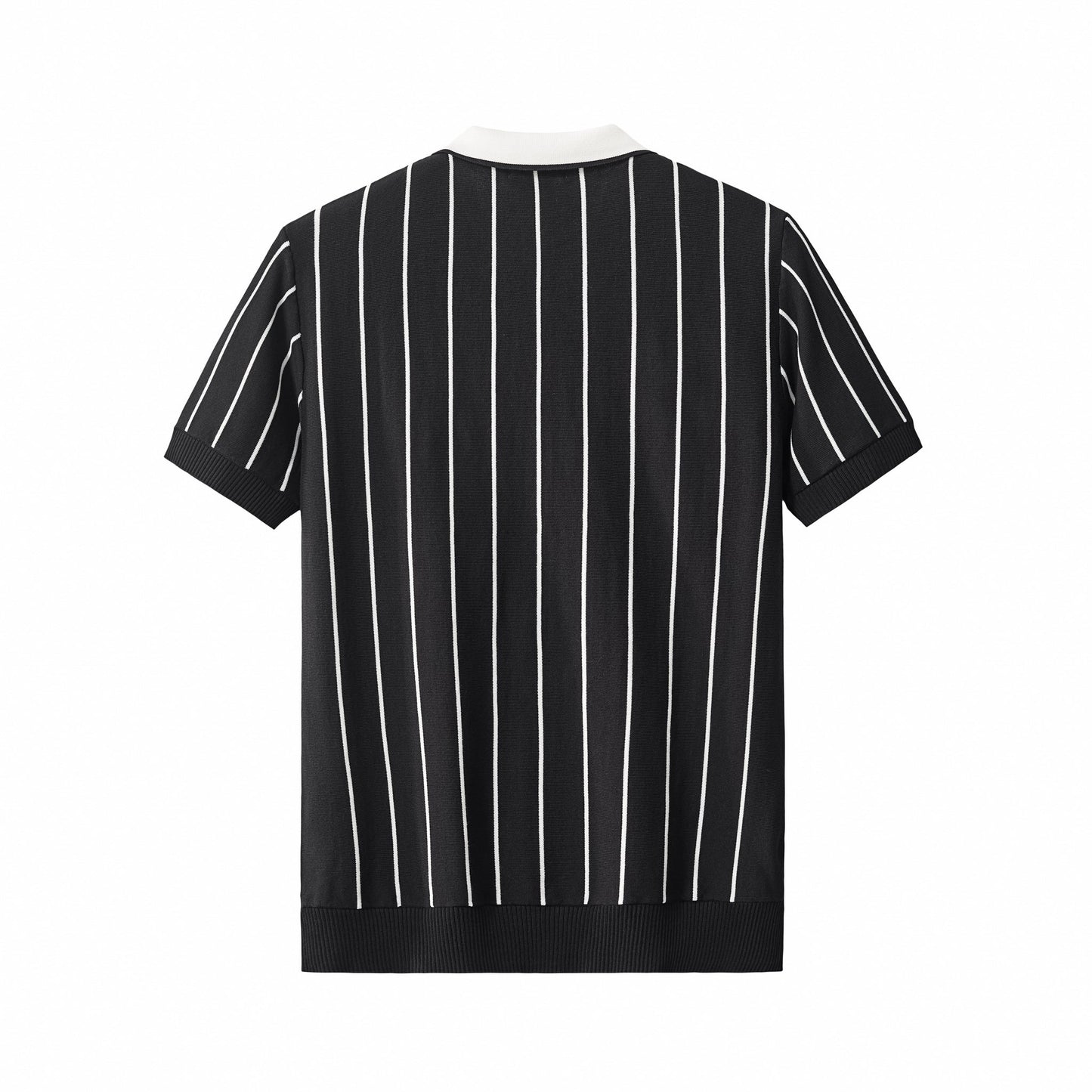 ModStripe Knit Shirt BLACK