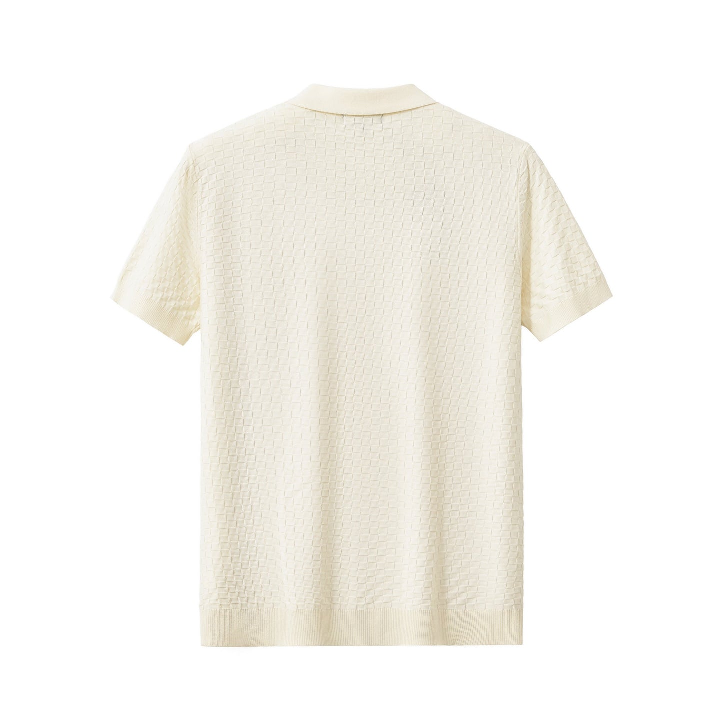 PrimeKnit Button Polo IVORY