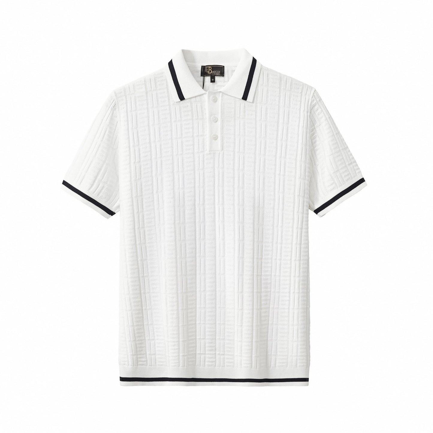 Textura Knit Polo IVORY