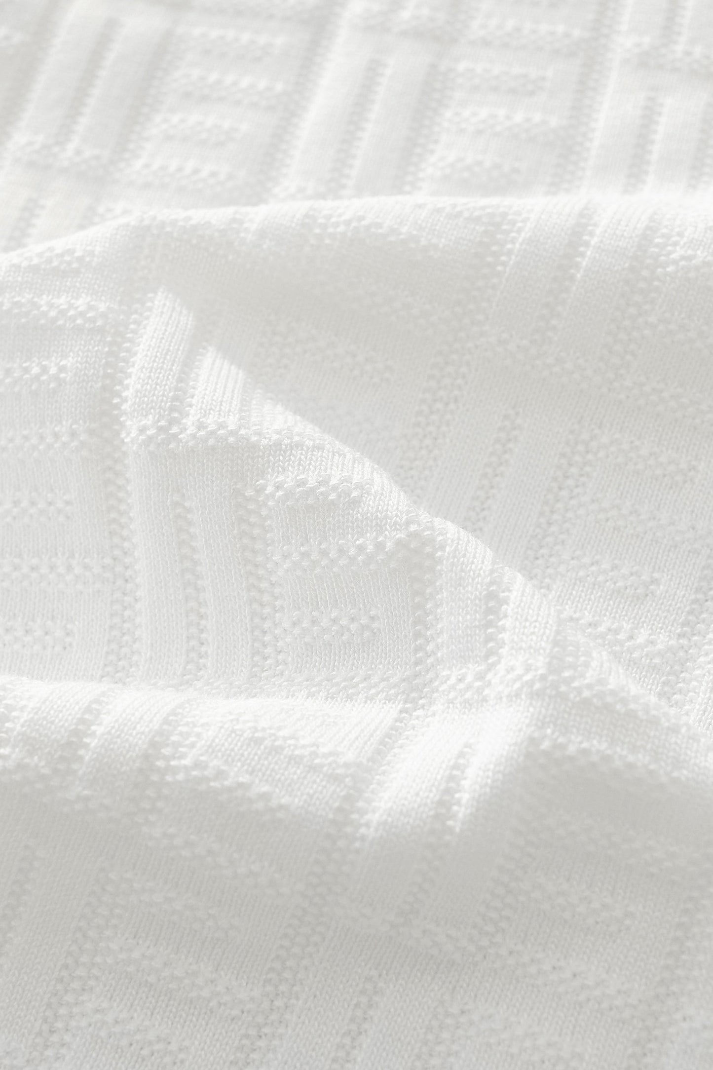 Textura Knit Polo IVORY