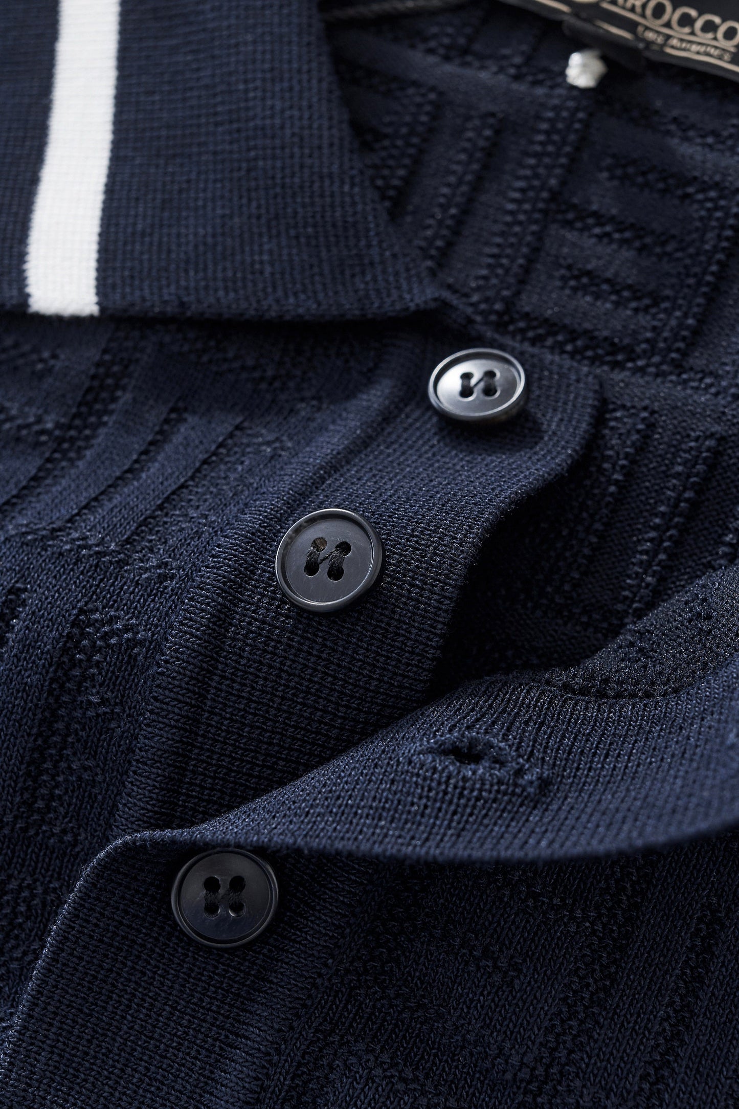 Textura Knit Polo NAVY