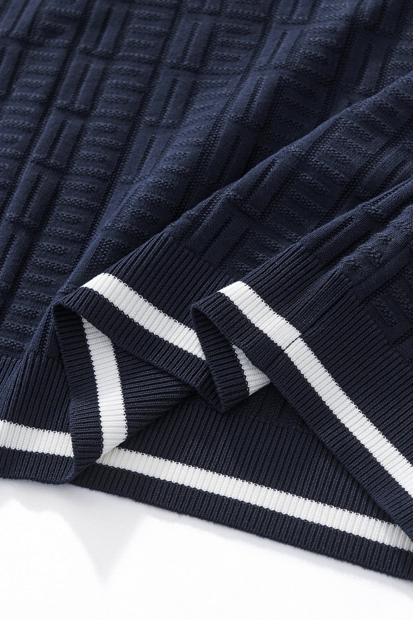 Textura Knit Polo NAVY