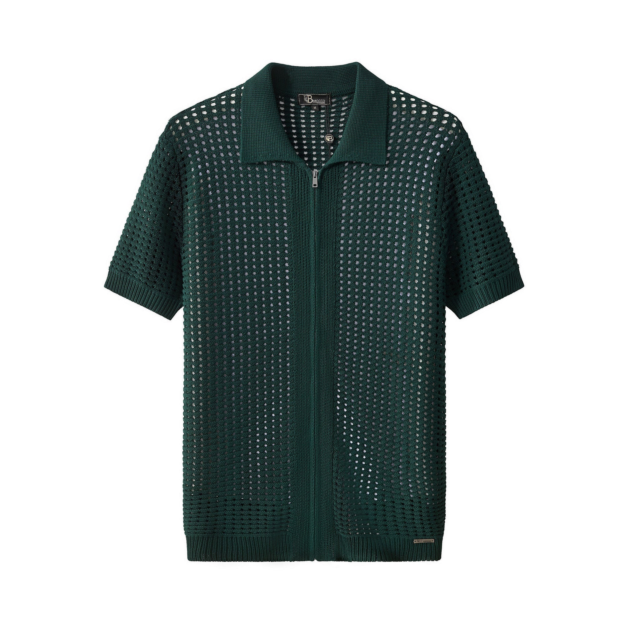 Breeze Mesh Zip SS Shirt HUNTER GREEN