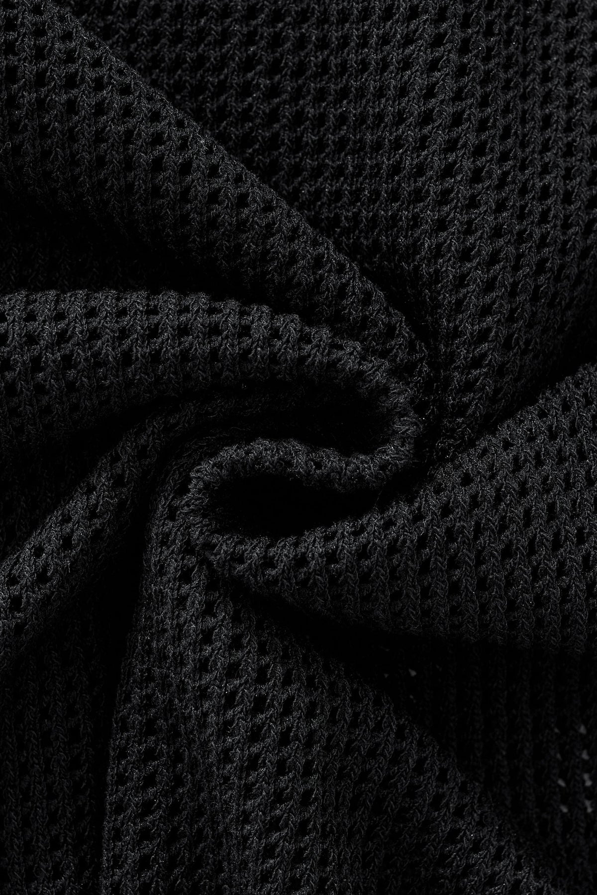 Ventura Mesh Knit LS Shirt BLACK