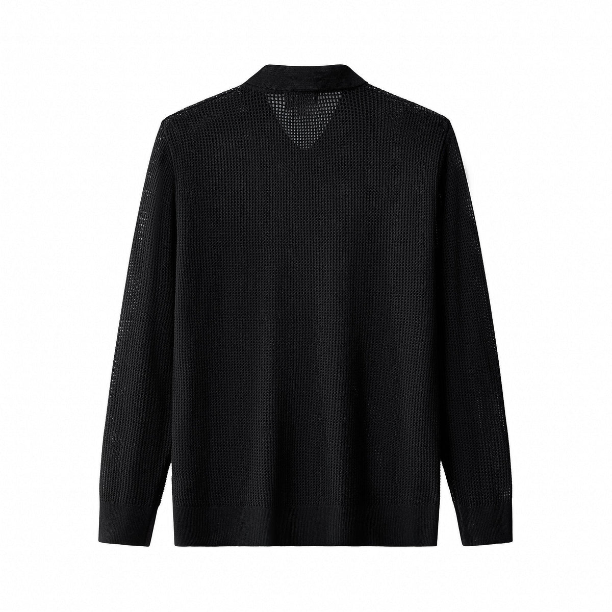 Ventura Mesh Knit LS Shirt BLACK