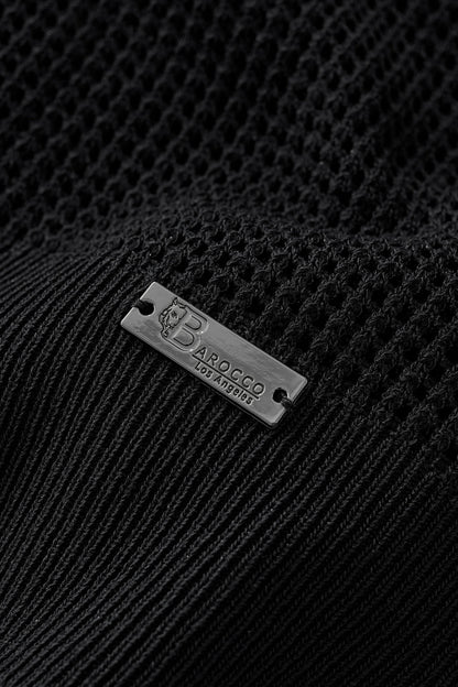 Ventura Mesh Knit LS Shirt BLACK