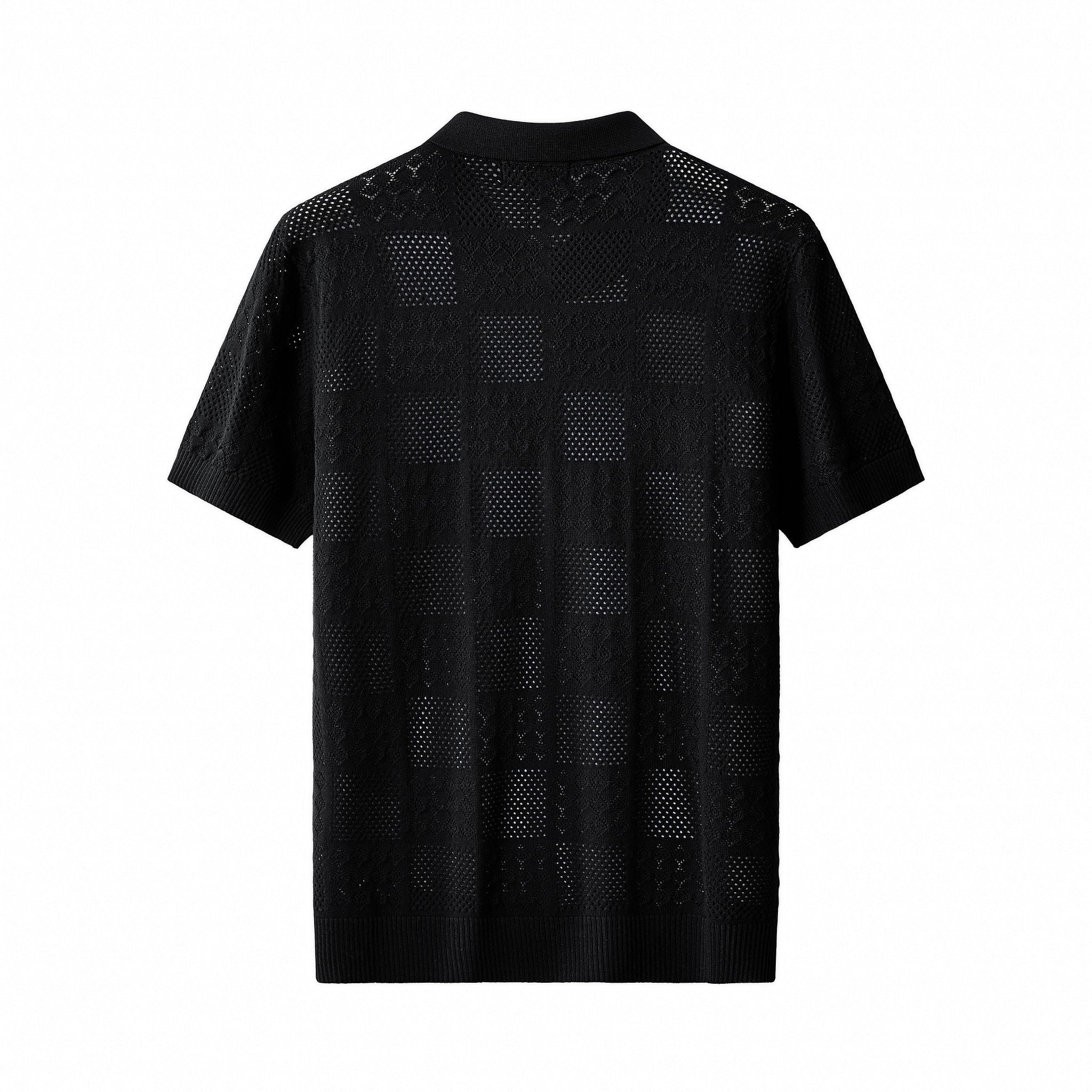 Monaco Mesh SS Shirt BLACK