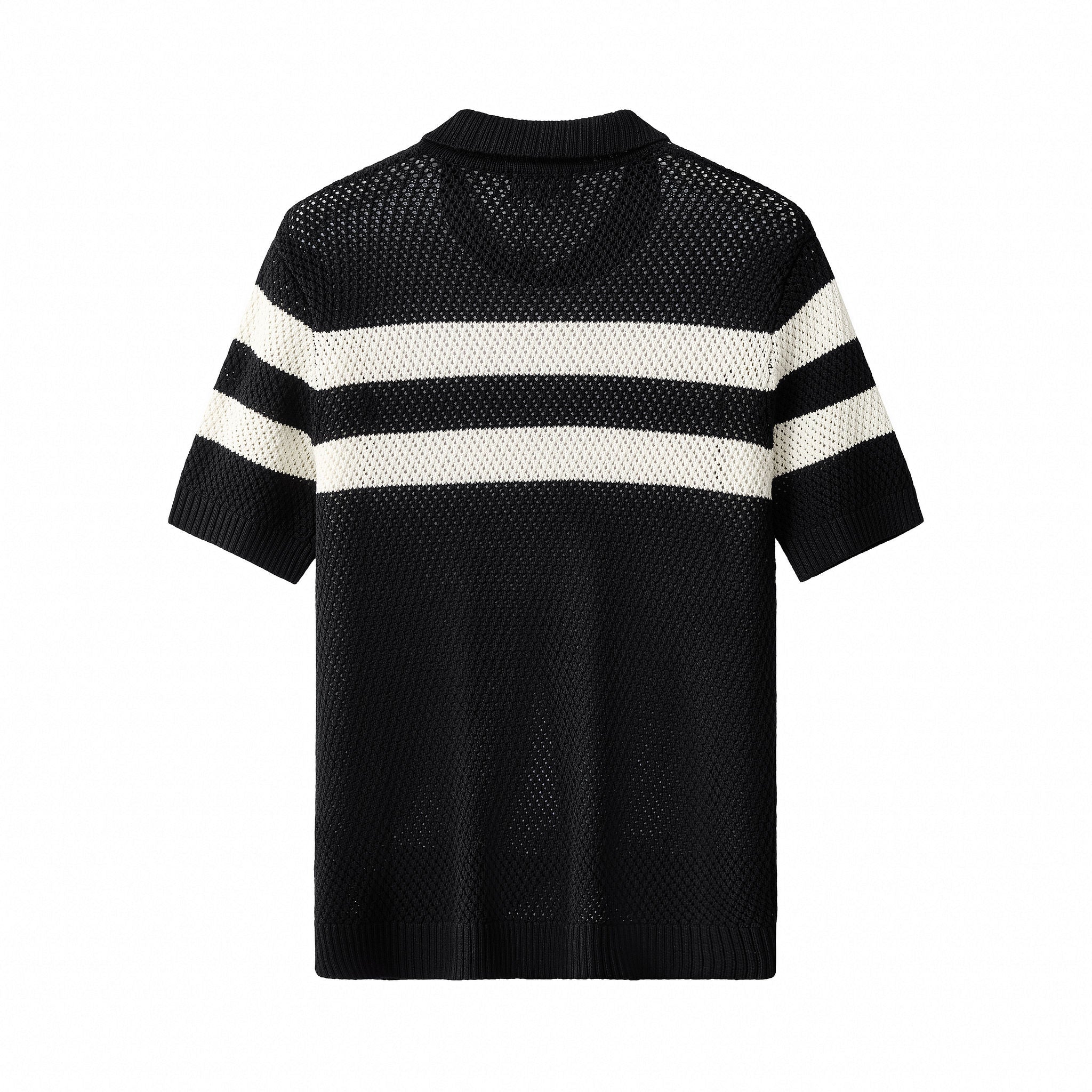 Marina Stripe SS Shirt BLACK