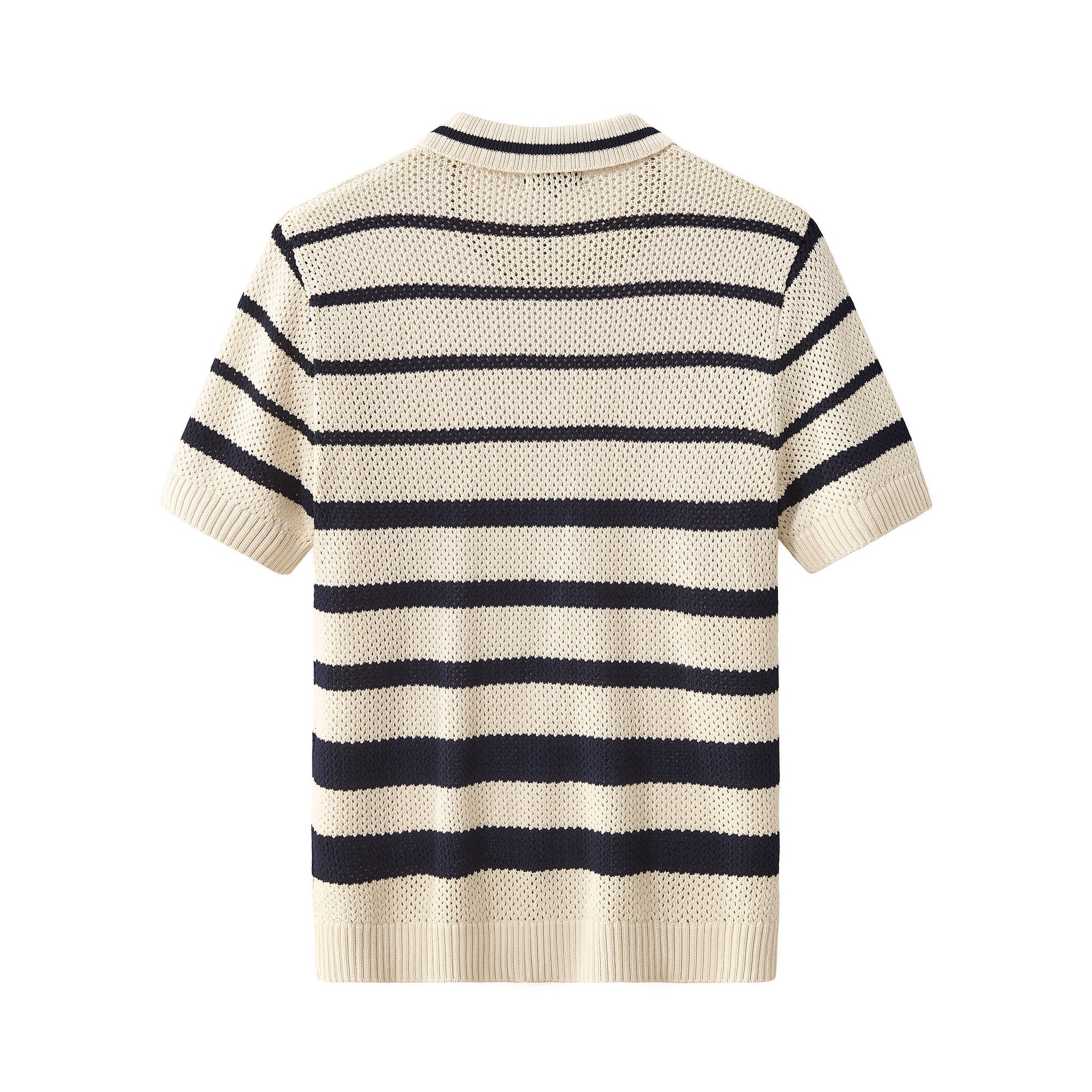 Regatta Mesh Stripe SS Shirt IVORY