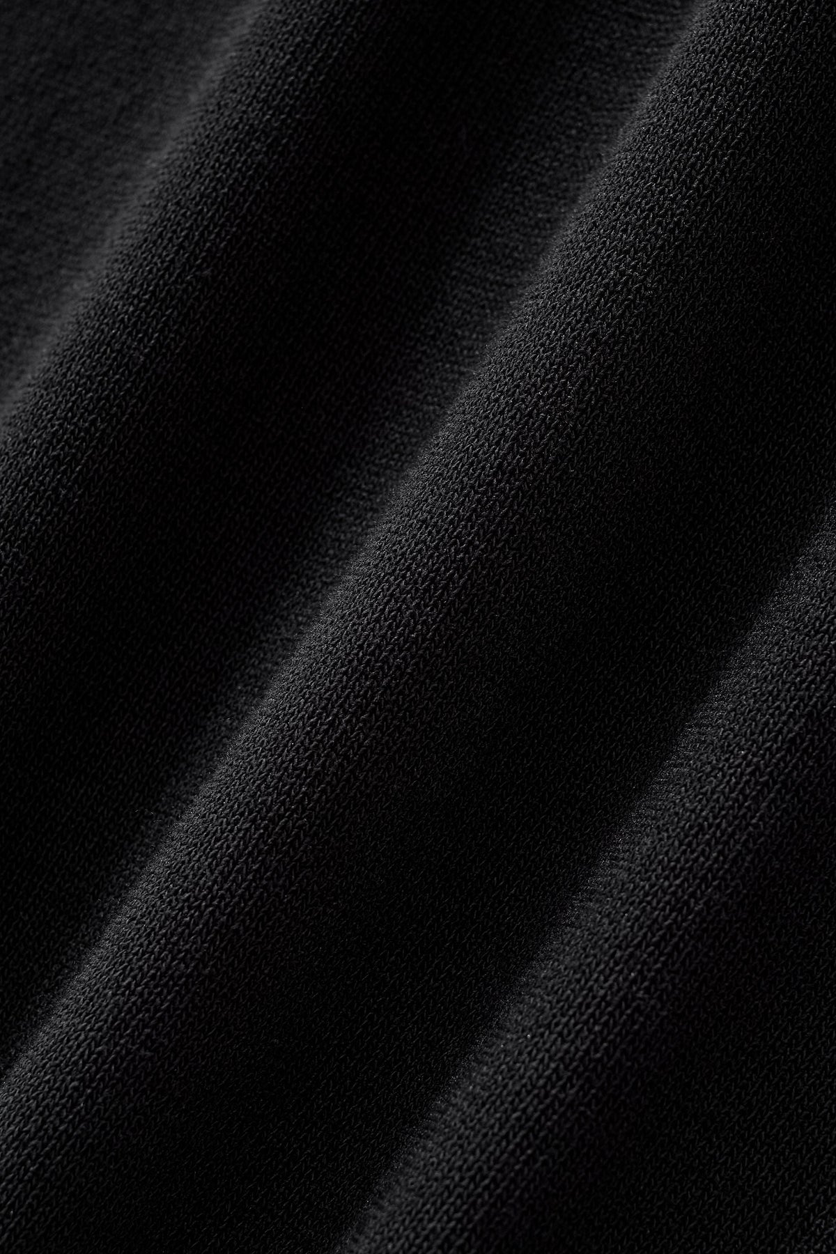 Imperial Collar Knit Polo BLACK
