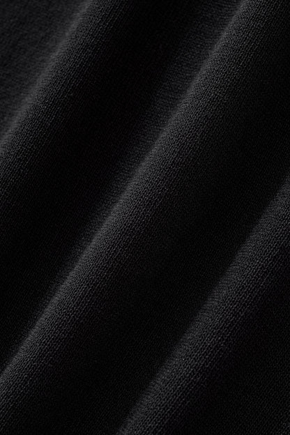 Imperial Collar Knit Polo BLACK