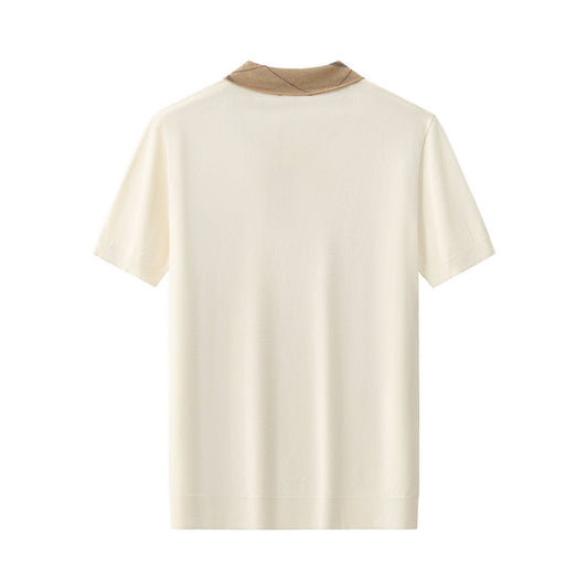 Imperial Collar Knit Polo IVORY