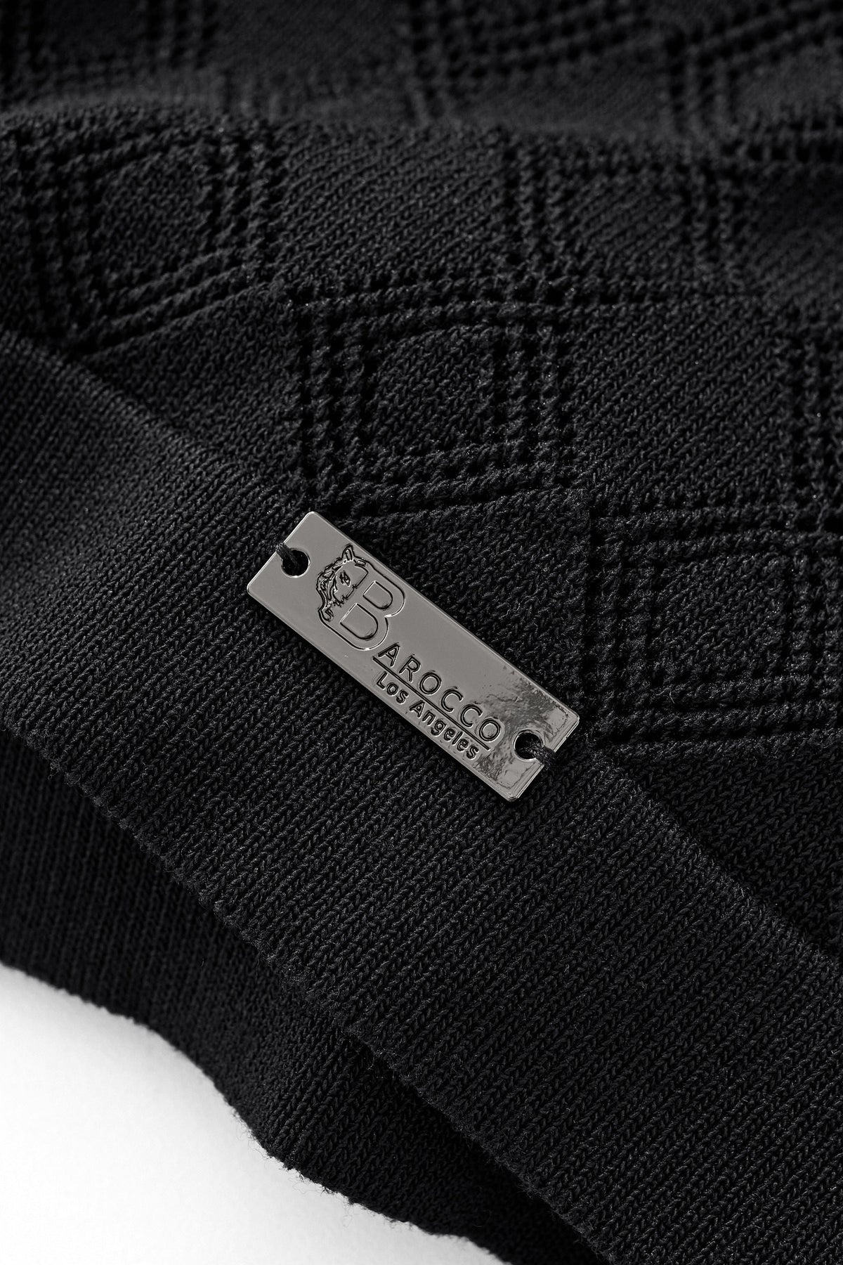 Monarch Knit Polo BLACK