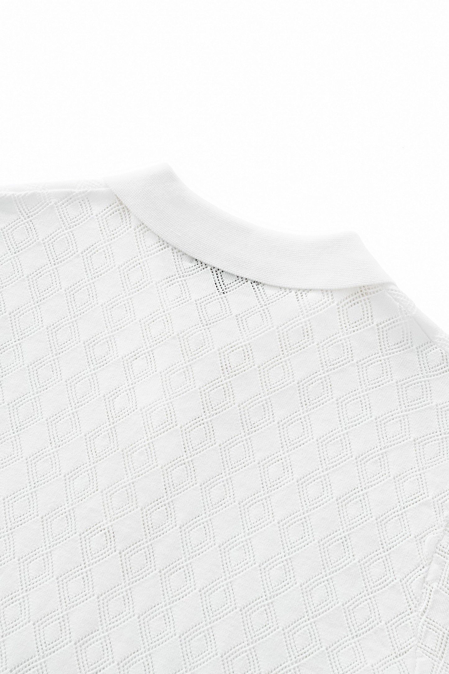 Monarch Knit Polo IVORY