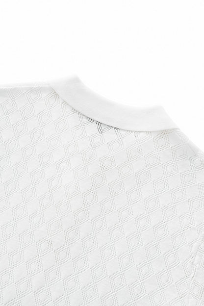 Monarch Knit Polo IVORY