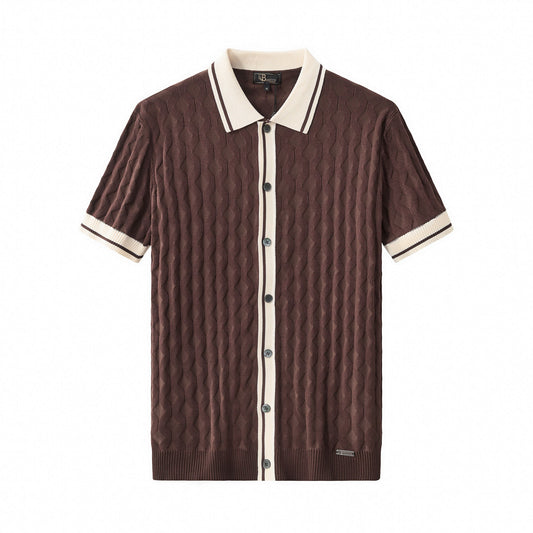 Verona Knit SS Shirt MOCHA