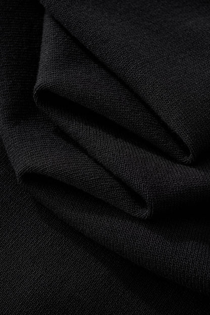 Milano Texture Knit Polo BLACK