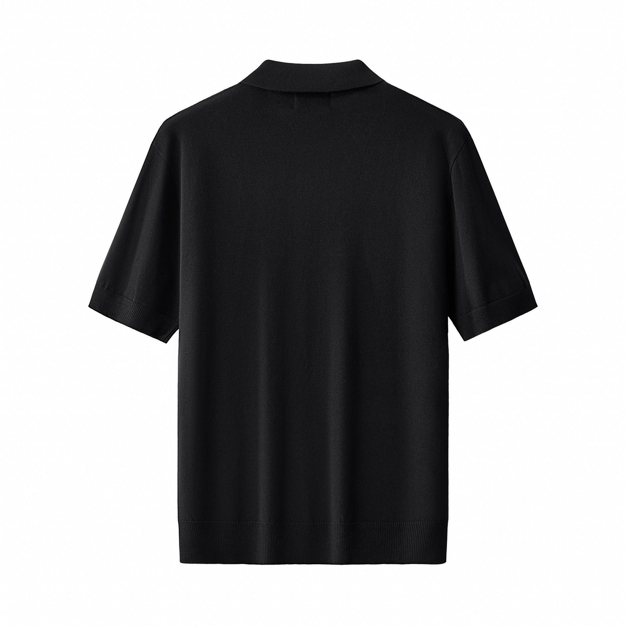 Milano Texture Polo BLACK