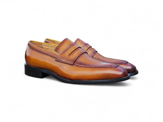 Patina Finished Penny Loafer