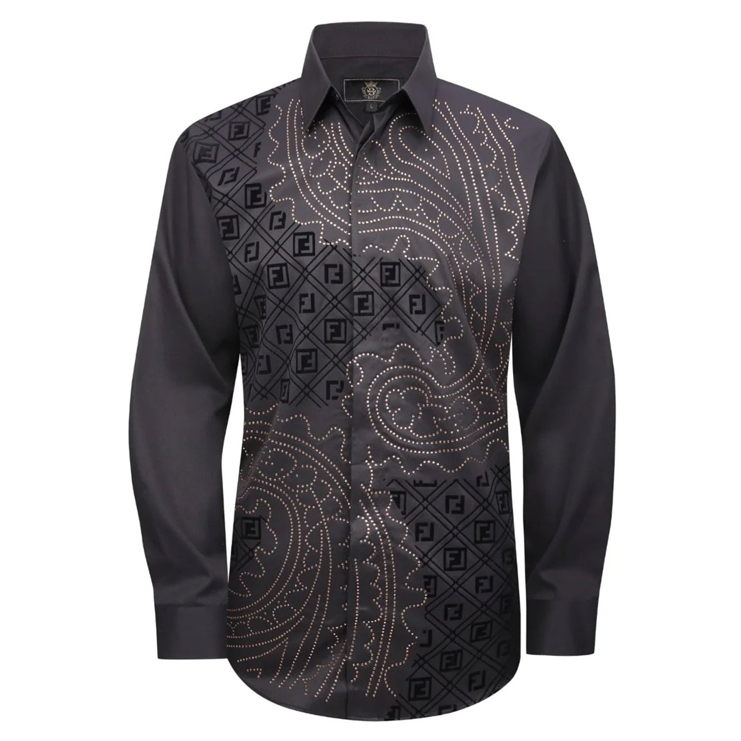 Patterned Prestige BLACK - Dudes Boutique