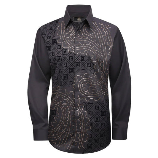 Patterned Prestige BLACK - Dudes Boutique