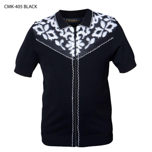 Prestige CMK-405 Black Knit Shirt