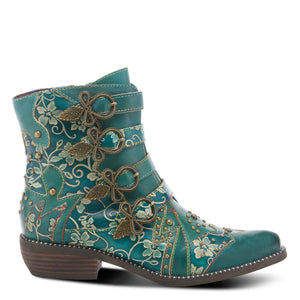 L'ARTISTE RODEHA TEAL BOOTS - Dudes Boutique