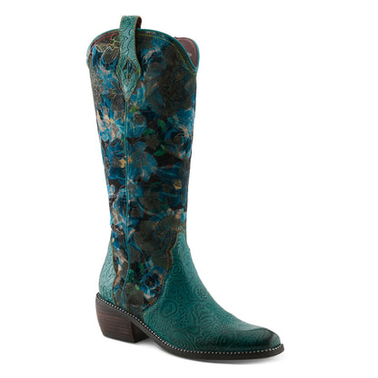 L'Artiste Rodeoqueen-Viv women's western boots in turquoise
