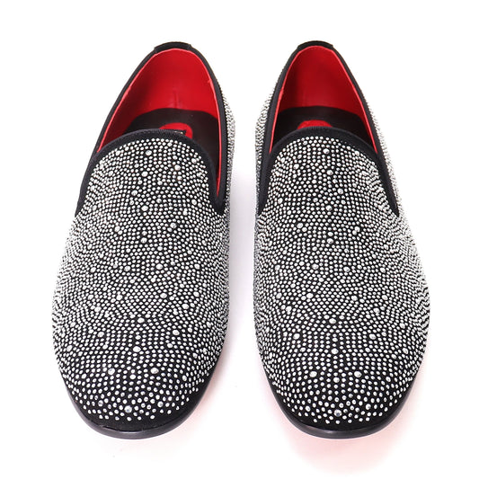 Rocky Road Loafers BLACK/SILVER - Dudes Boutique