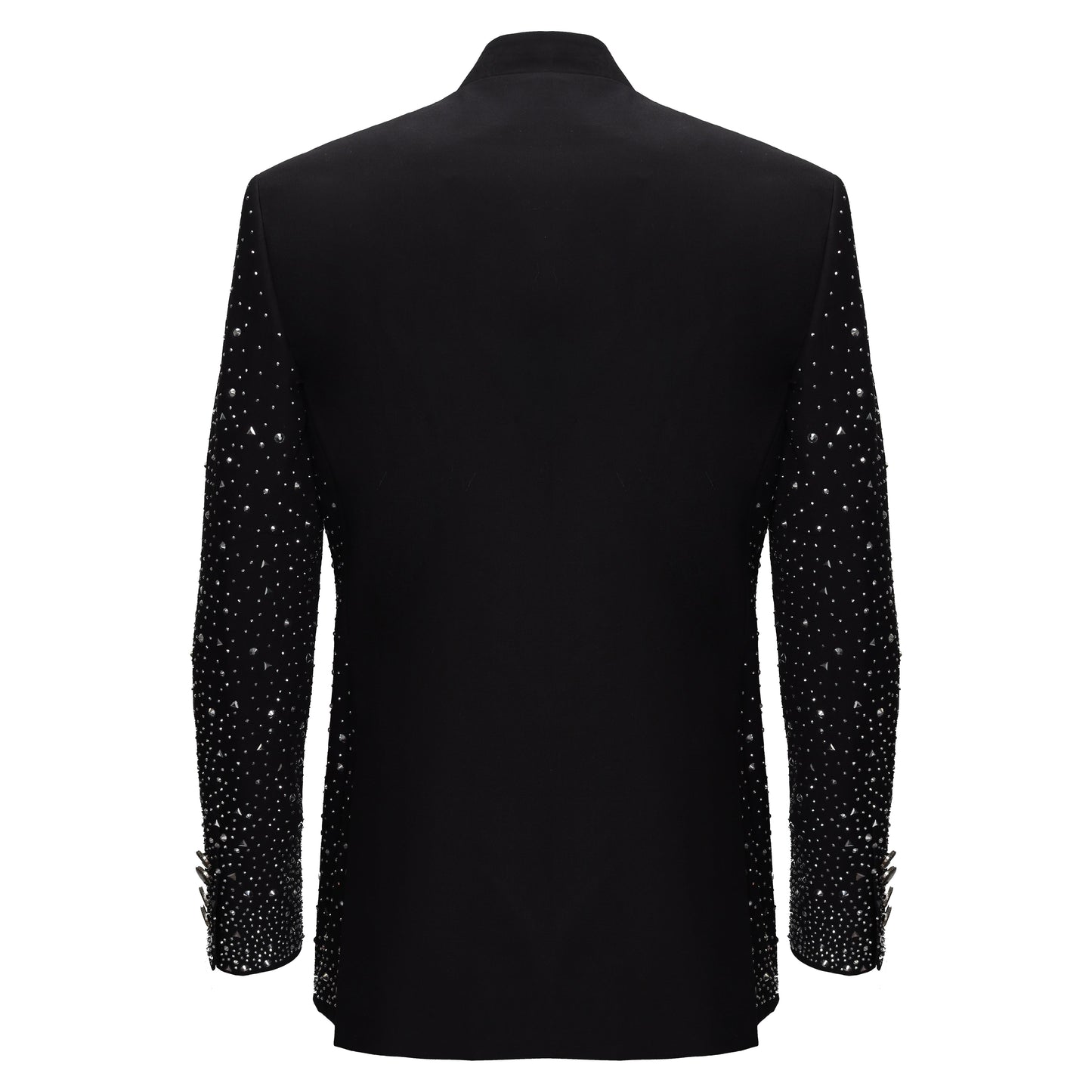 Culture Couture Embellished Blazer – Red Carpet Edition BLACK/SILVER - Dudes Boutique