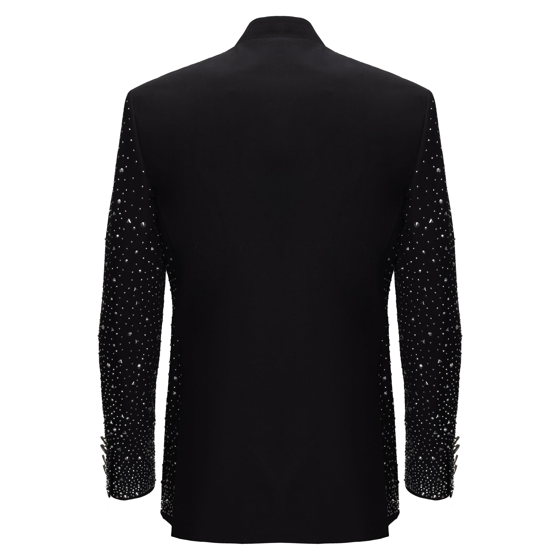 Culture Couture Embellished Blazer – Red Carpet Edition BLACK/SILVER - Dudes Boutique