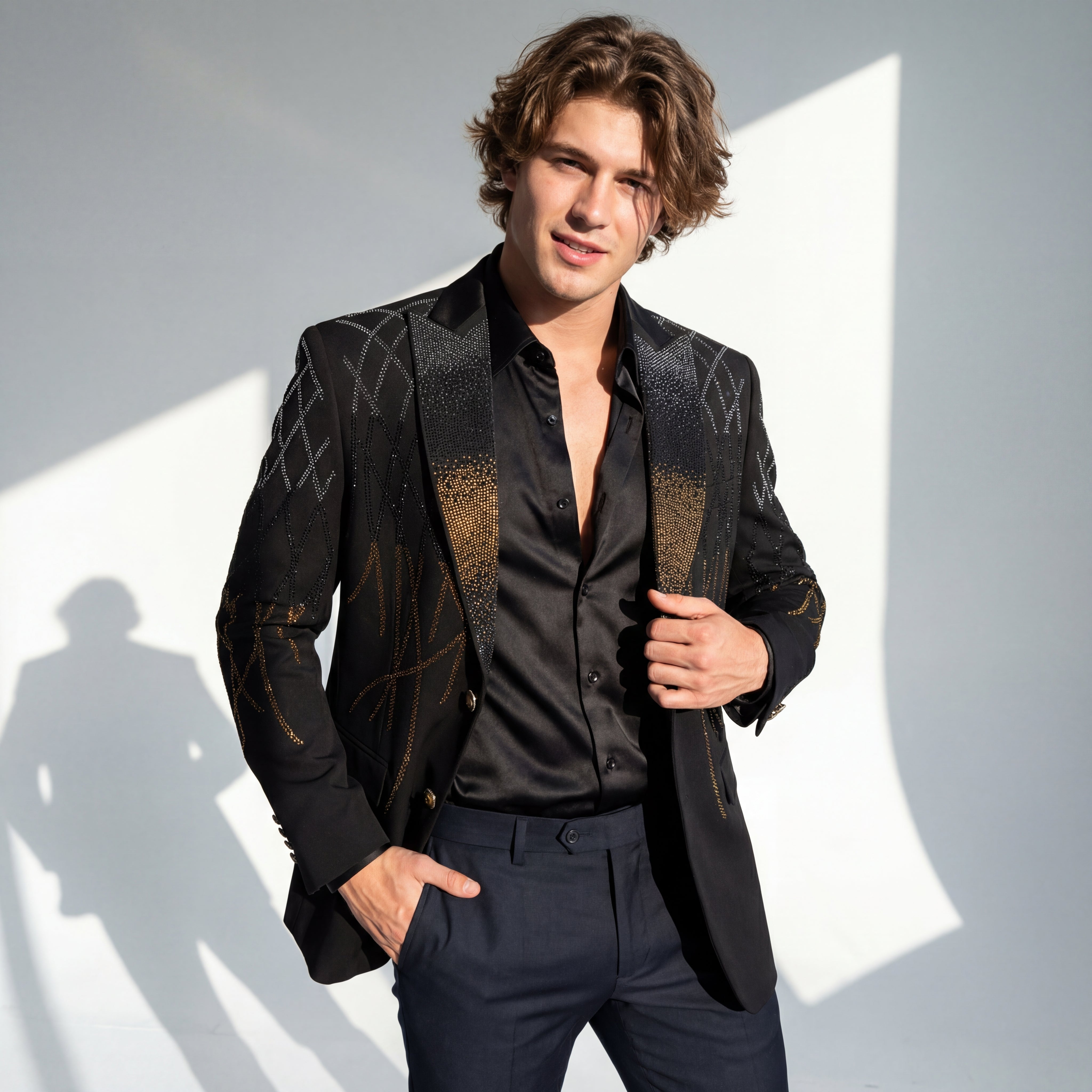 Bold Grace Blazer BLACK/GOLD