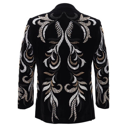 Crystal Gold Blazer BLACK/GOLD