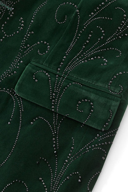 Valent Velvet Blazer GREEN