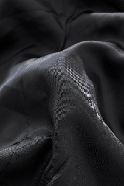Regal Cascades Embellished Velvet Blazer BLACK/BLACK