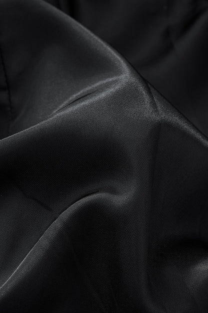 Regal Cascades Embellished Velvet Blazer BLACK/SILVER
