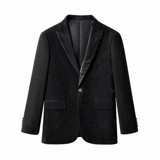 Celestial Wave Blazer BLACK/BLACK