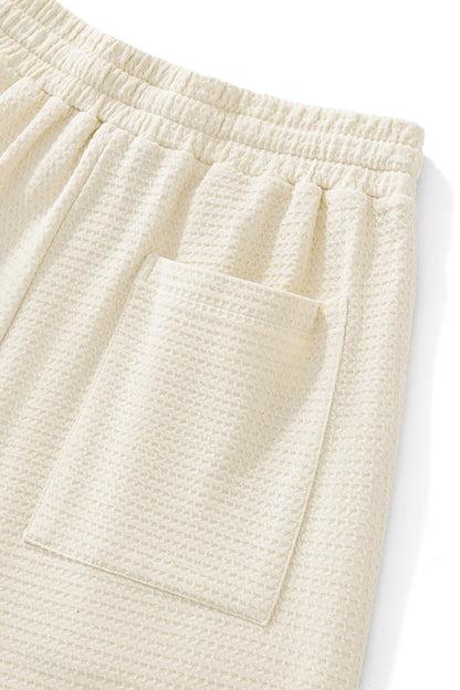 Vista Set – Waffle Textured Shirt & Pant TAUPE