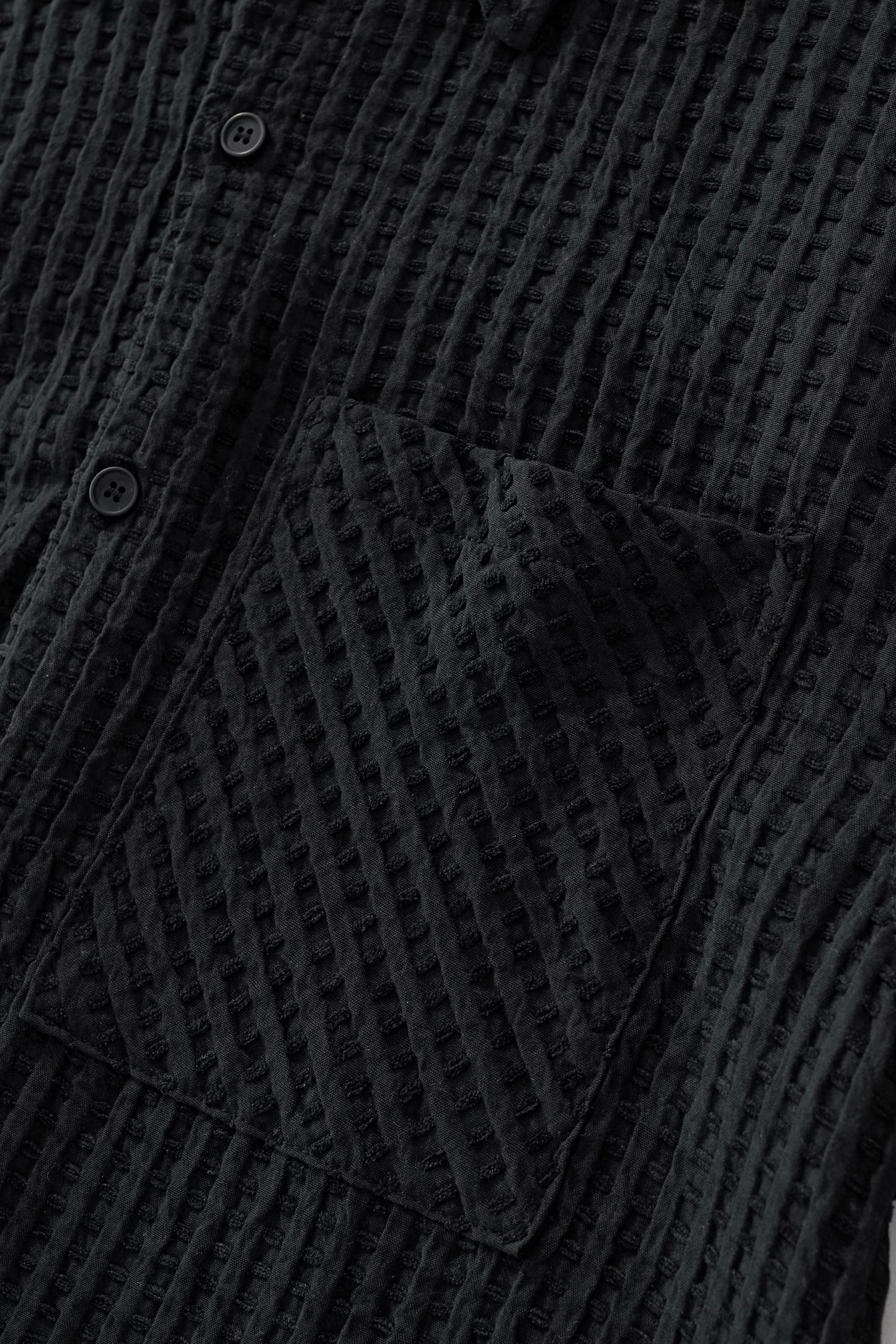 Drift Set – Waffle Textured Shirt & Short BLACK