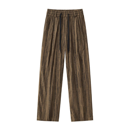 Strata Set – Printed Long Sleeve Shirt & Pant BROWN