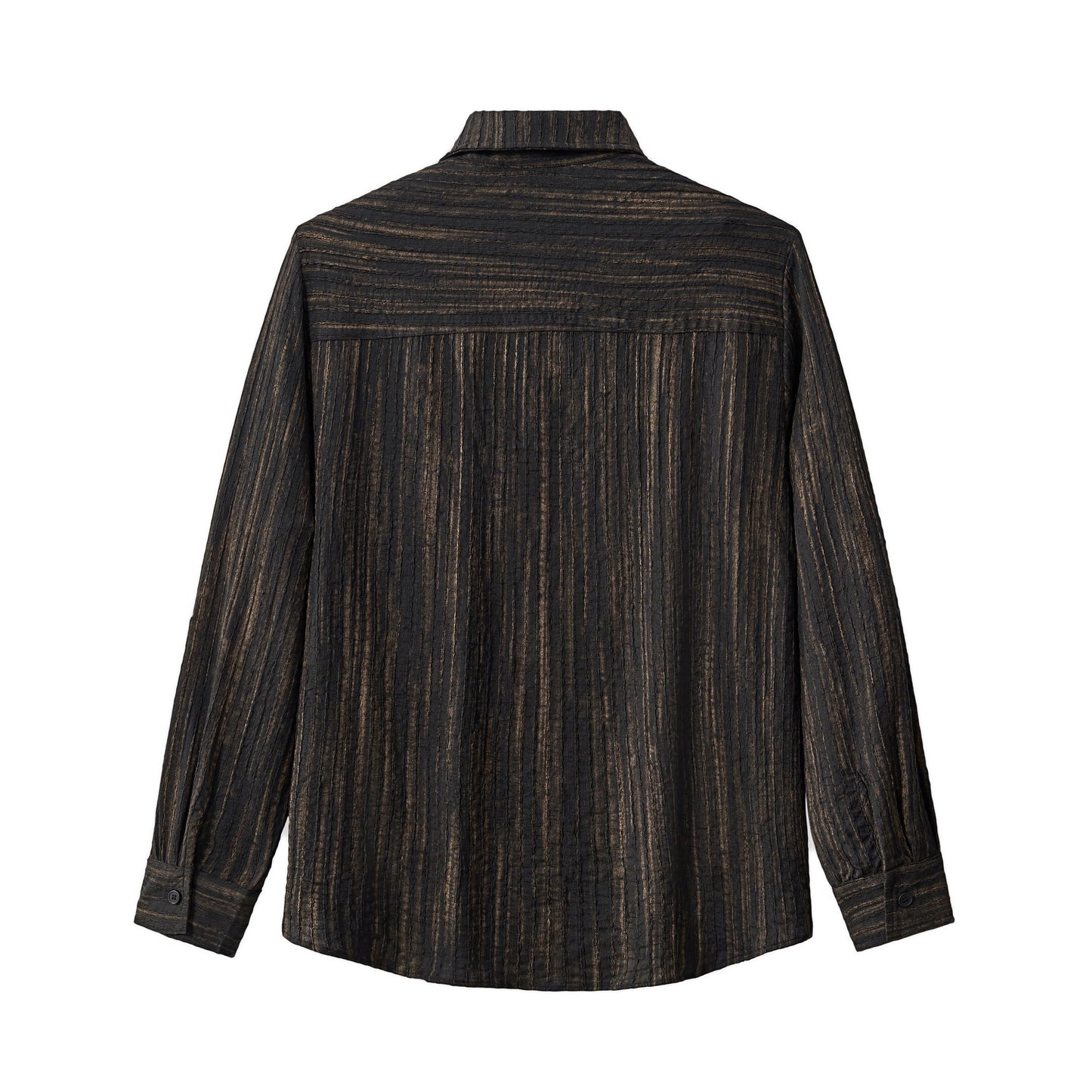 Canyon Set – Printed LS Shirt & Pleated pant BLACK