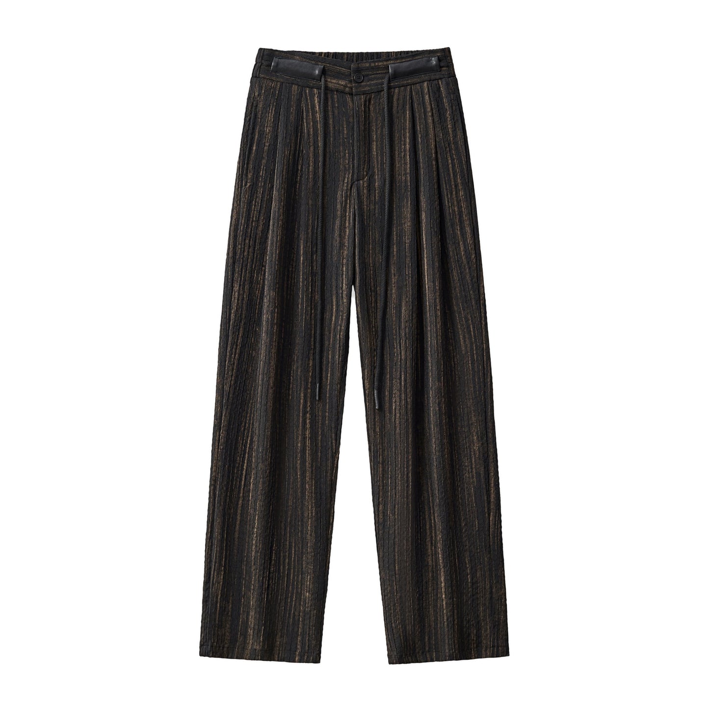 Canyon Set – Printed LS Shirt & Pleated pant BLACK