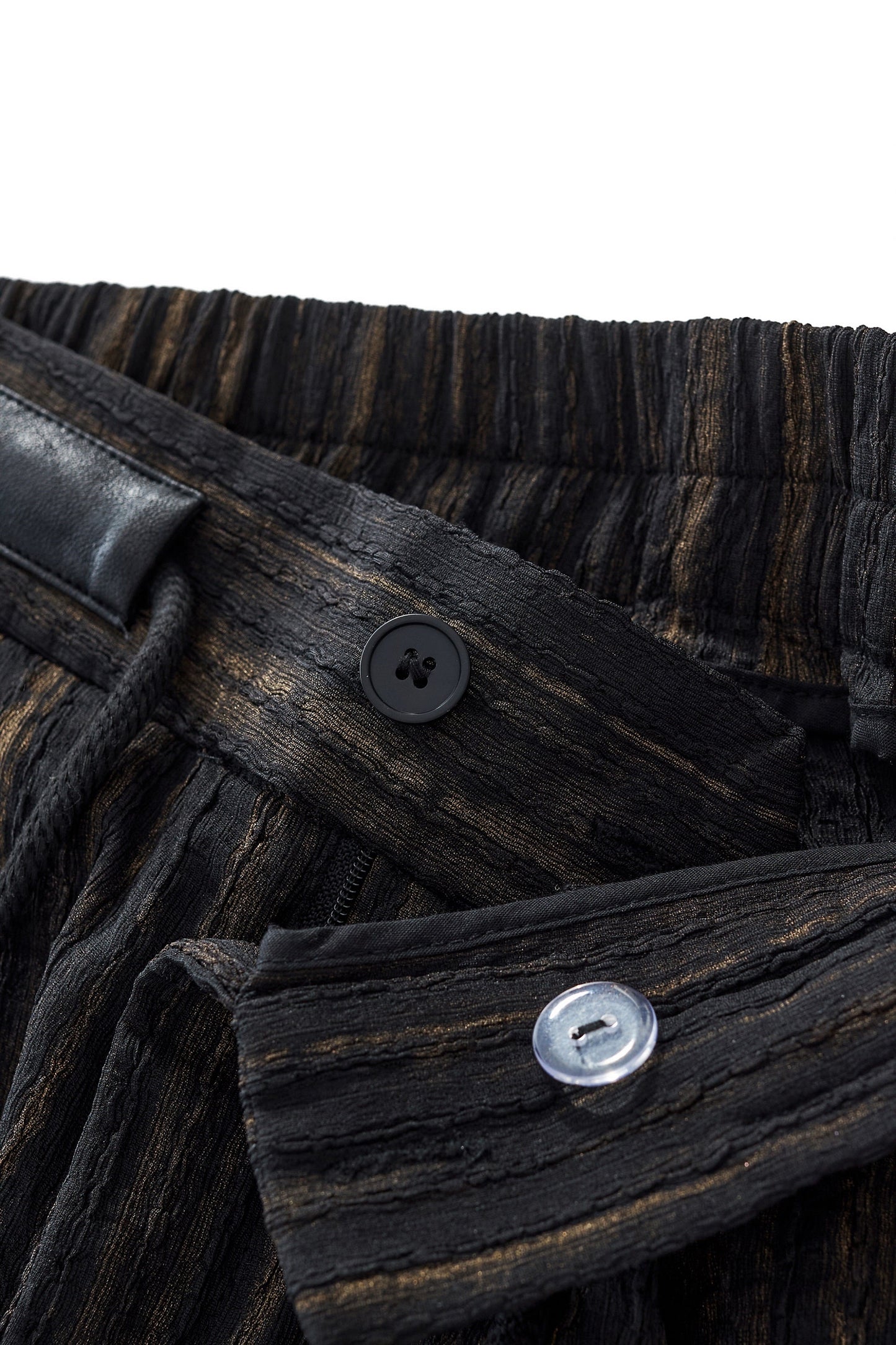 Canyon Set – Printed LS Shirt & Pleated pant BLACK