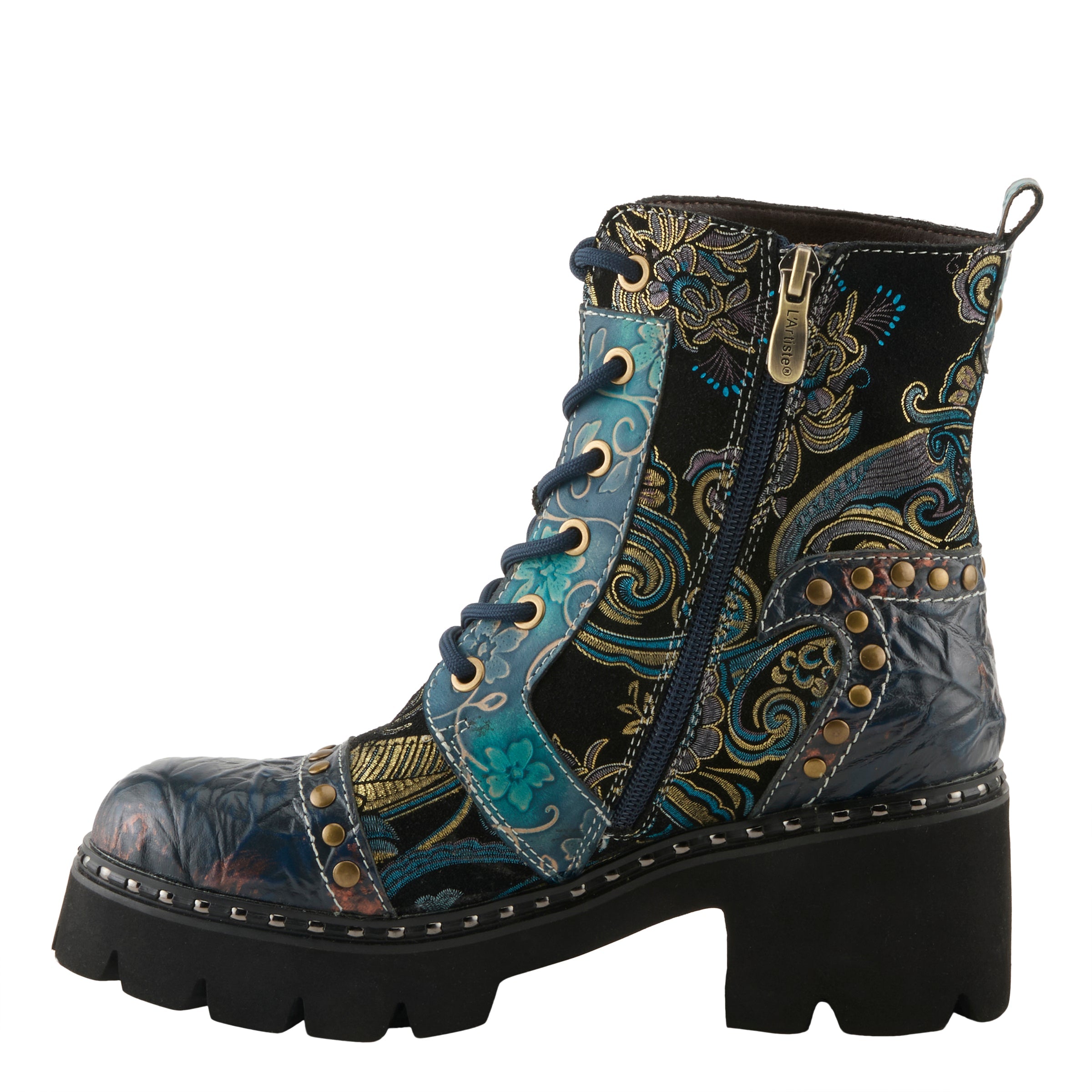 L'Artiste Blue Severity Boots
