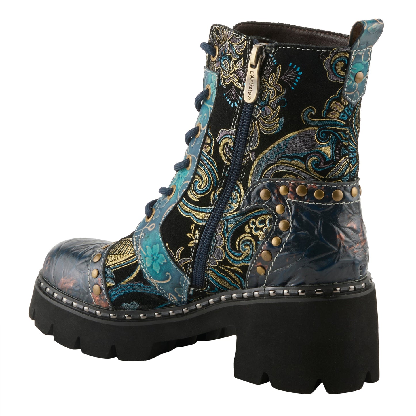 L'Artiste Blue Severity Boots