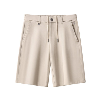 Apex Drawstring Stretch Shorts BEIGE