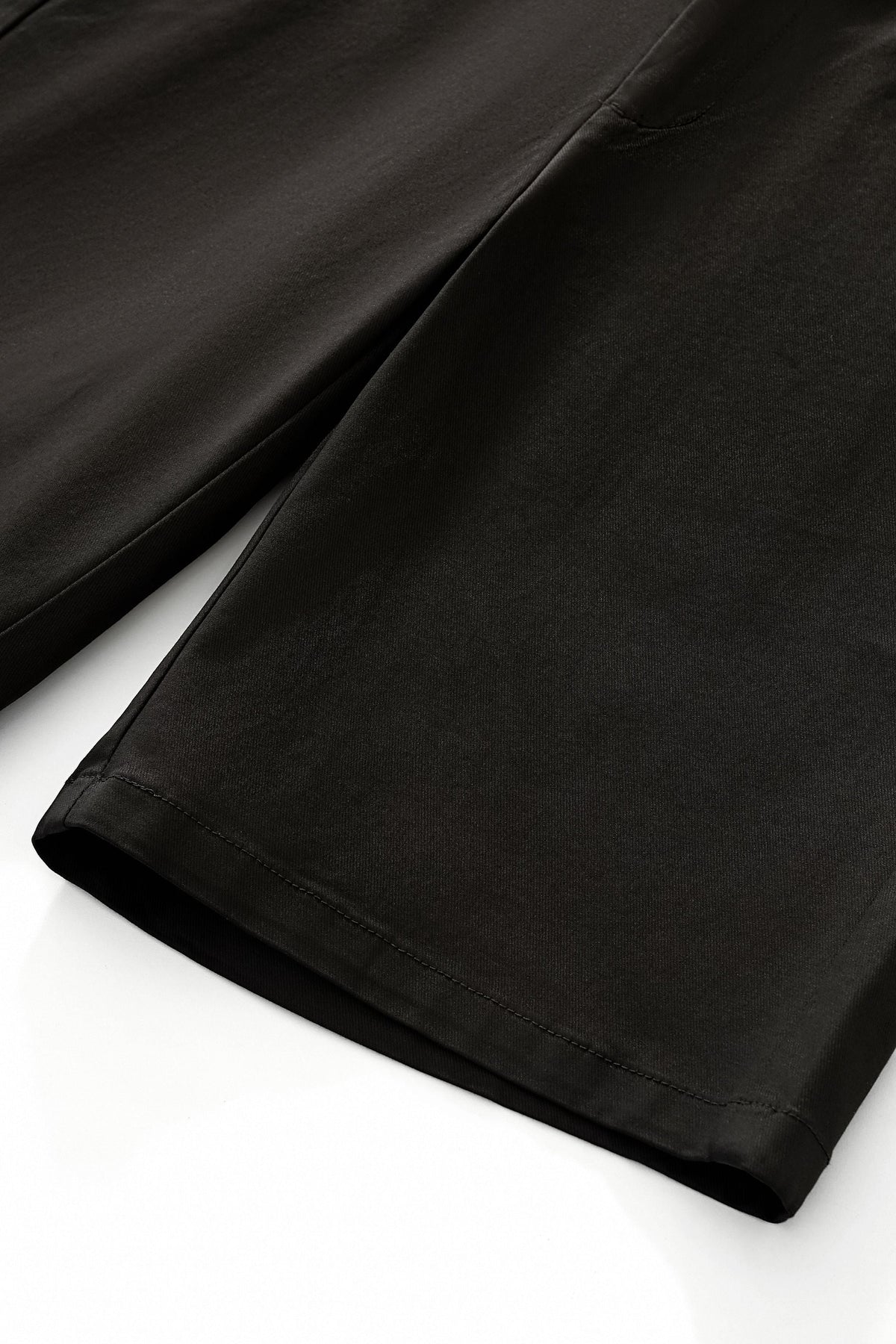 Apex Drawstring Stretch Shorts BLACK
