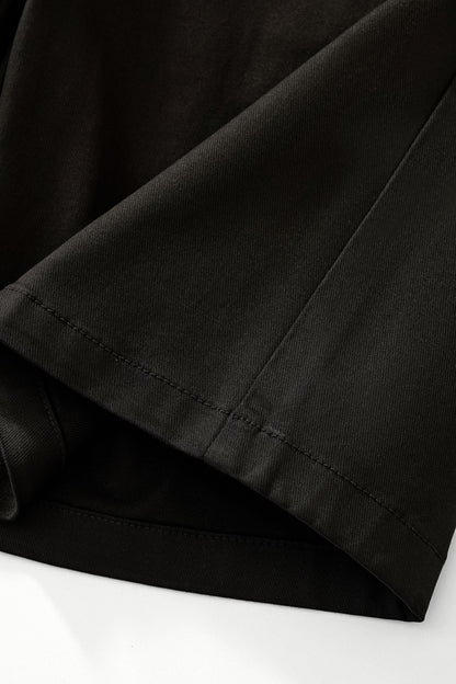 Apex Drawstring Stretch Shorts BLACK