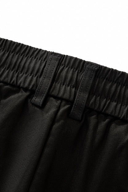 Apex Drawstring Stretch Shorts BLACK